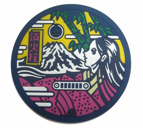 隔热硅胶桌面垫女孩头像图案 隔热硅胶桌面垫女孩头像图案
