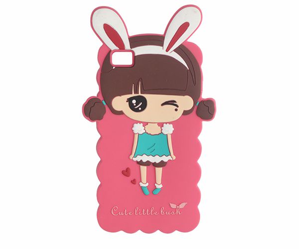 小米硅胶手机套，卡通少女硅胶手机壳软_硅胶套